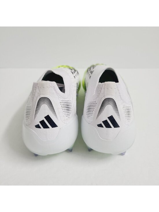 NEW Adidas Predator Elite Laceless FG Soccer Cleats JI1075 Size 6.5 White #1